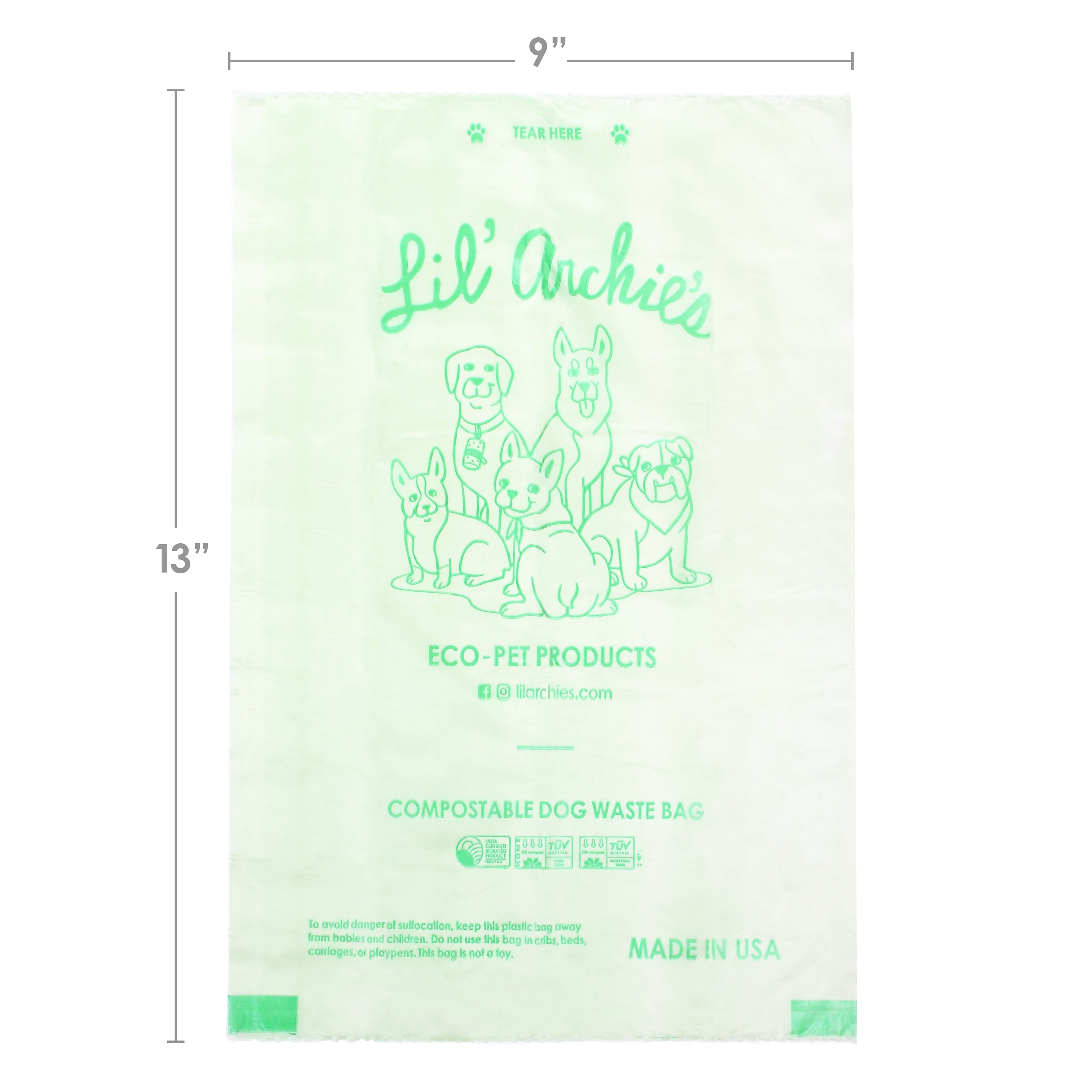 Compostable Dog Waste Bags