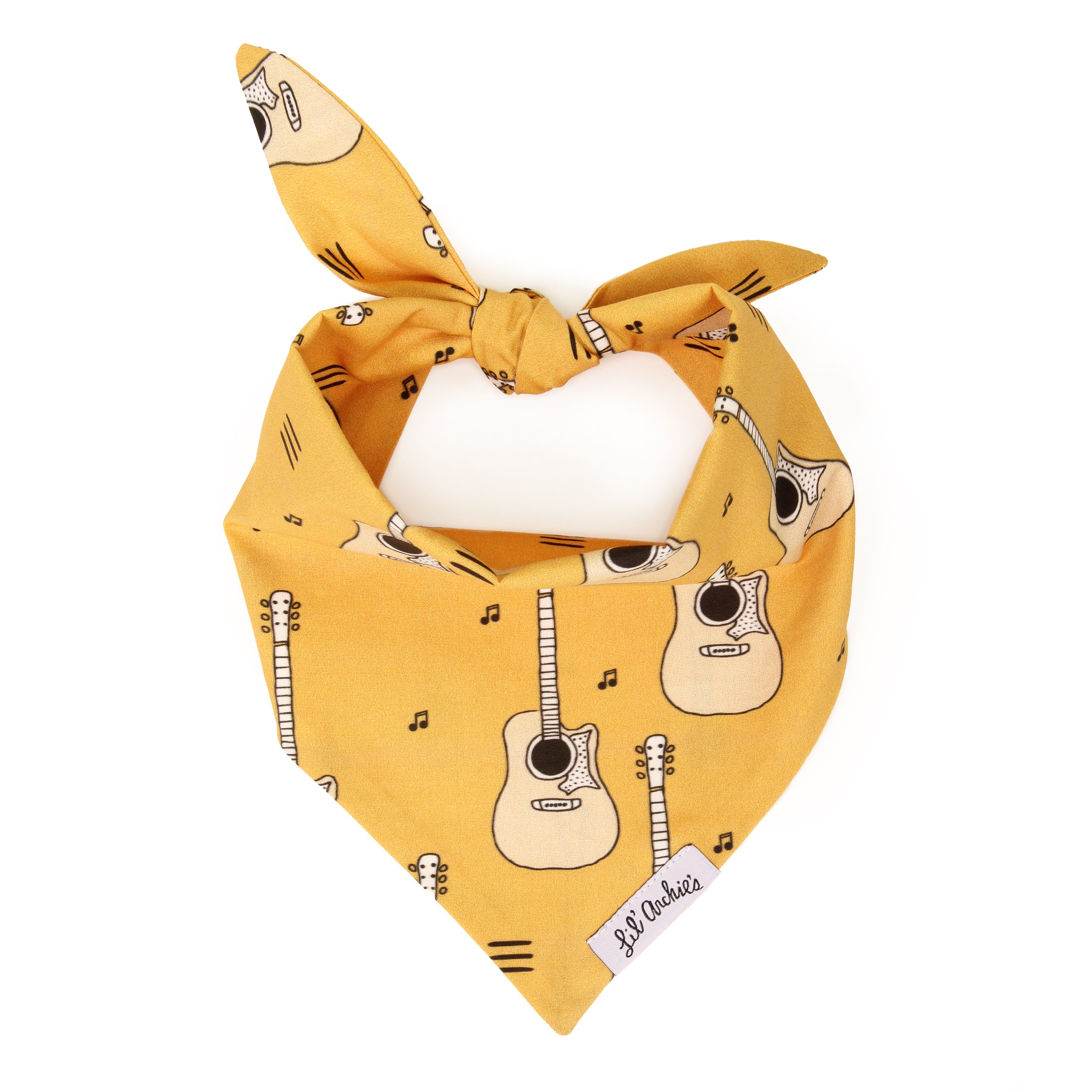 Acoustic Gold - Dog Bandana
