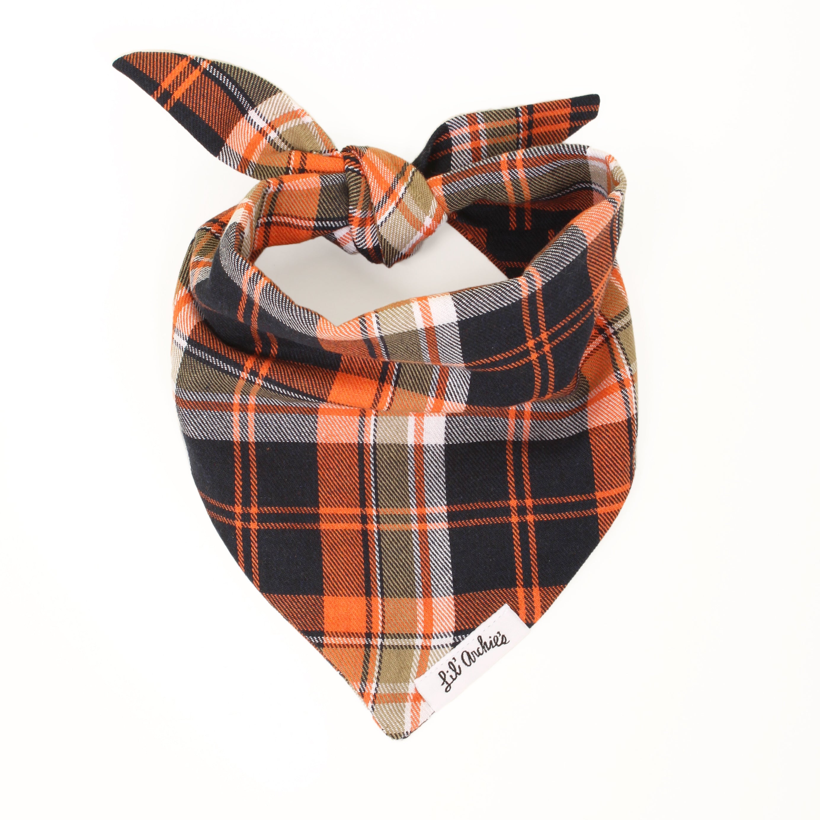 Campfire Nights Plaid Flannel - Dog Bandana