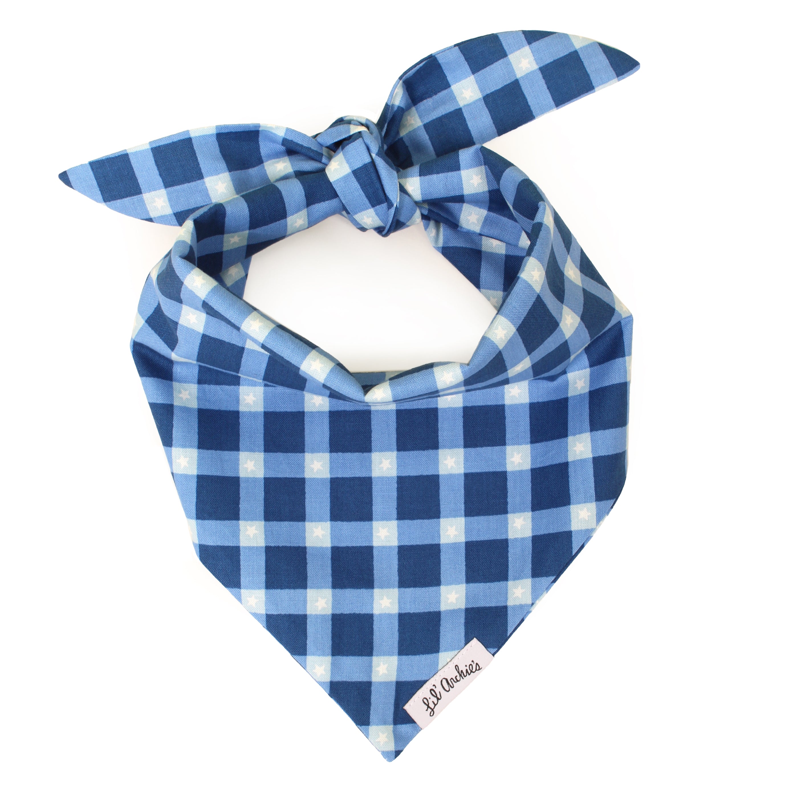 Star Plaid - Dog Bandana