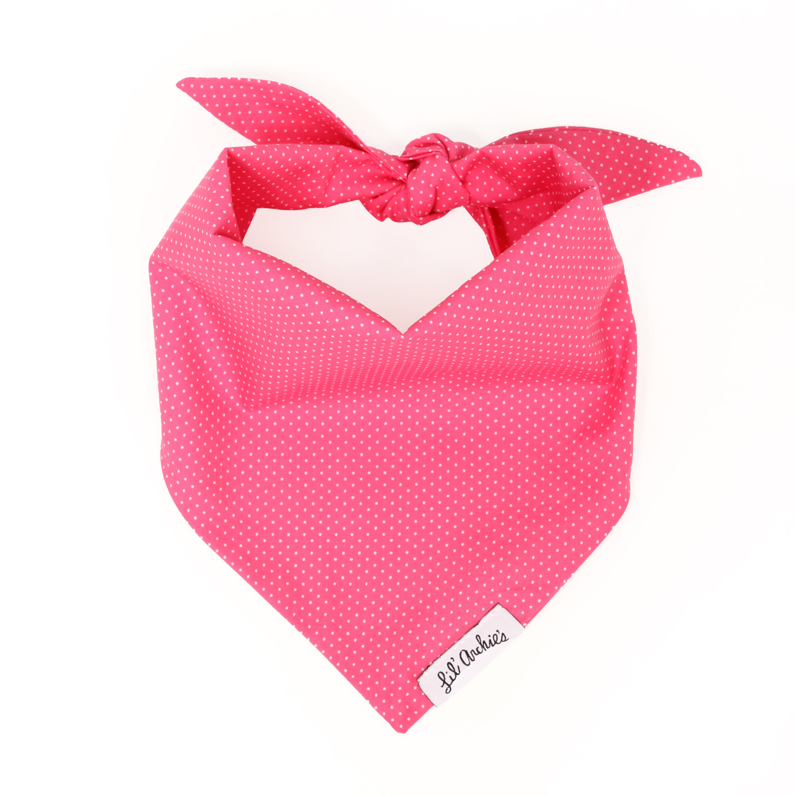 Hot Pink Dot - Dog Bandana