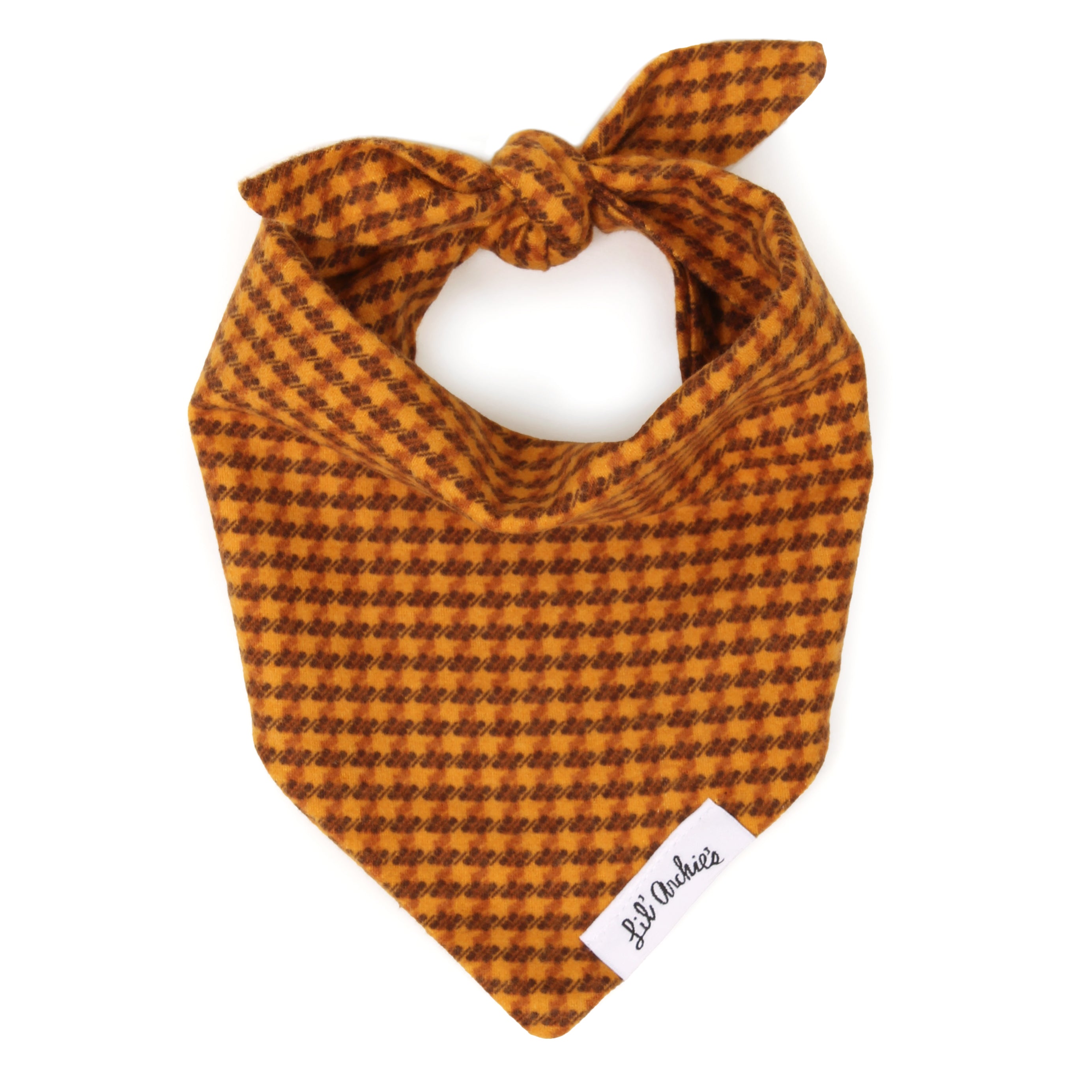 Golden Spice Flannel- Dog Bandana