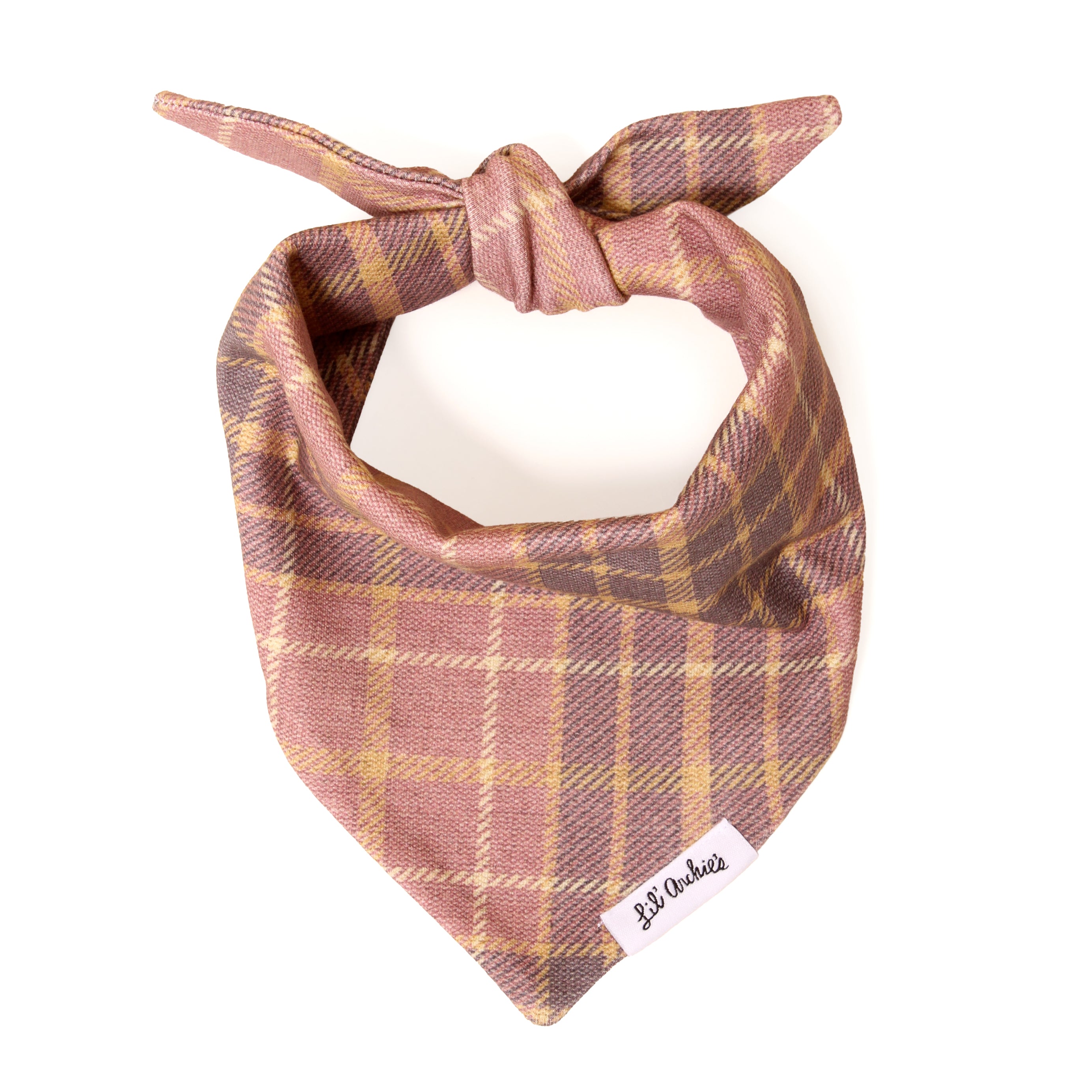 Mulled Spice Plaid- - Dog Bandana