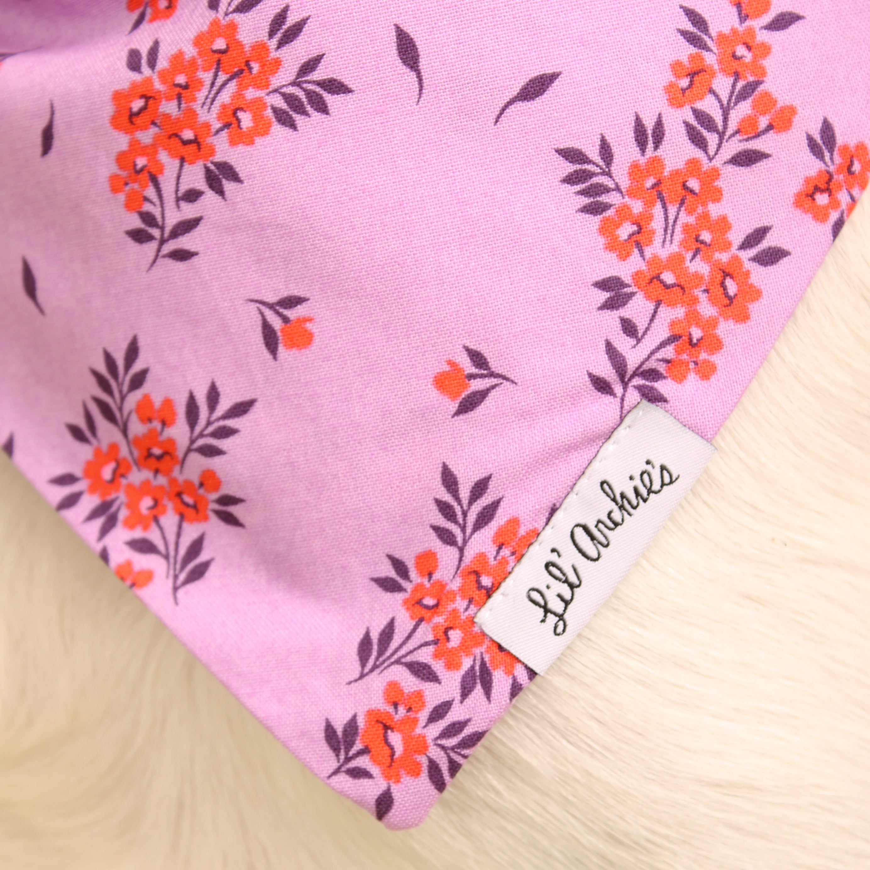 Juicy Grape Floral - Dog Bandana