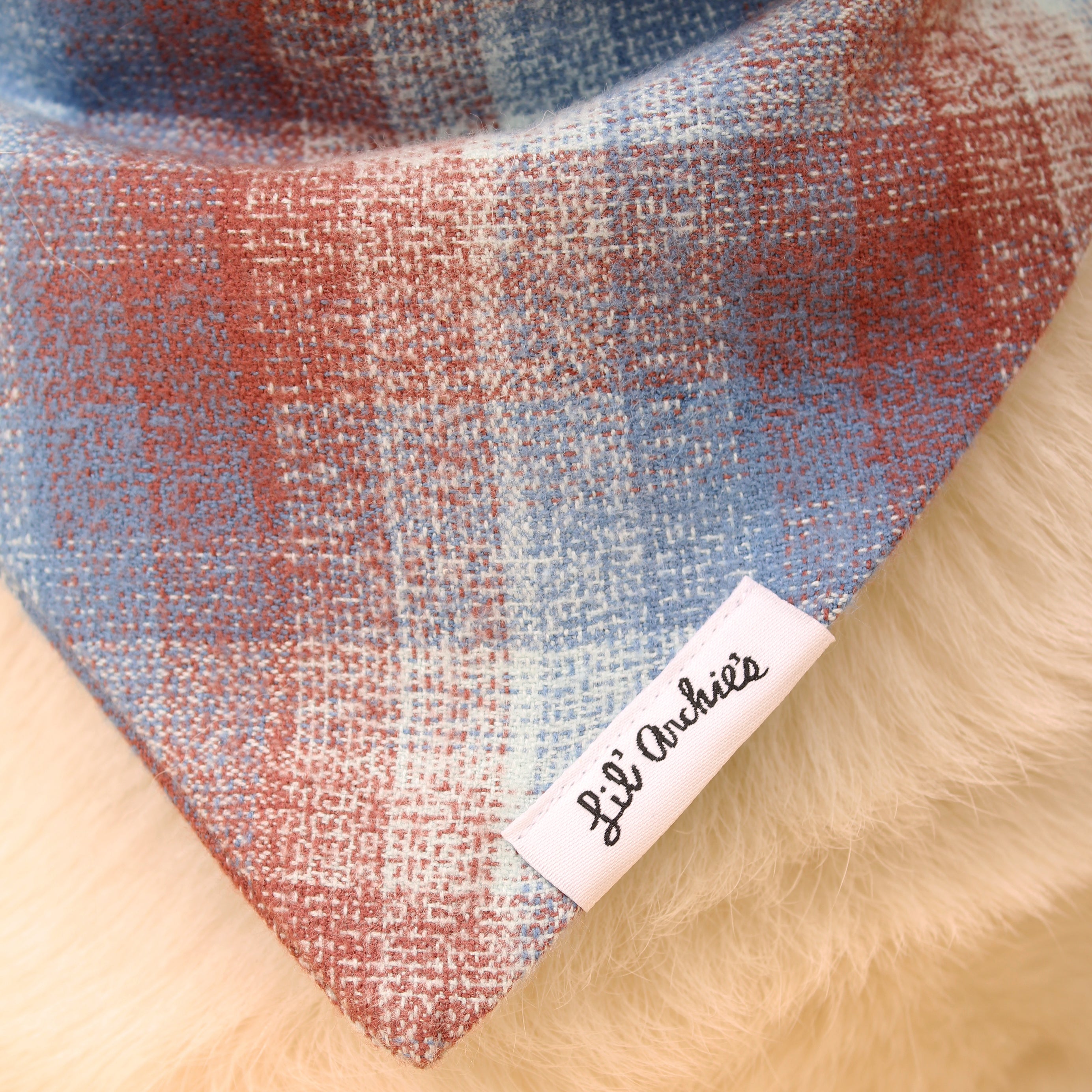 Dreamy Plaid Flannel - Dog Bandana