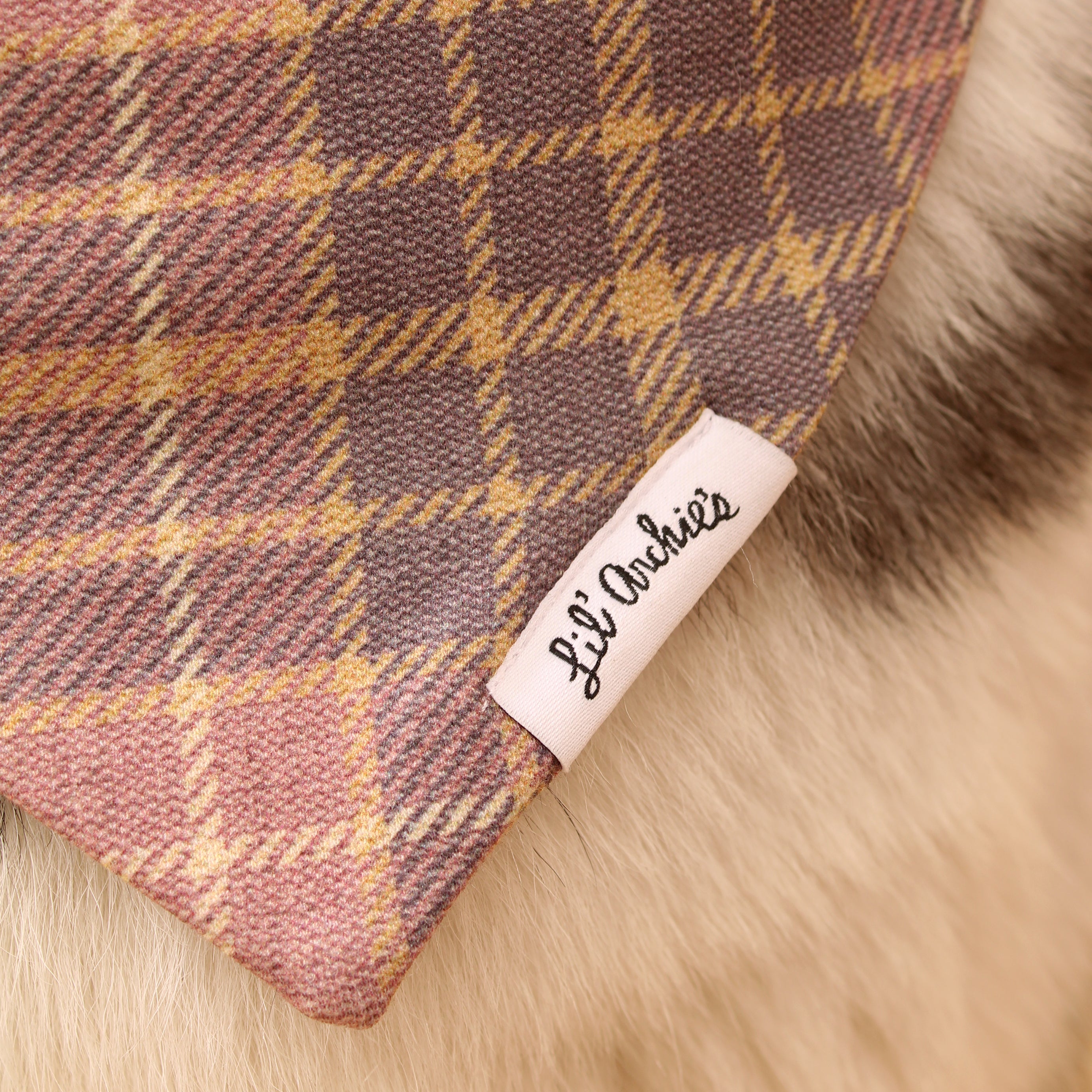 Mulled Spice Plaid- - Dog Bandana