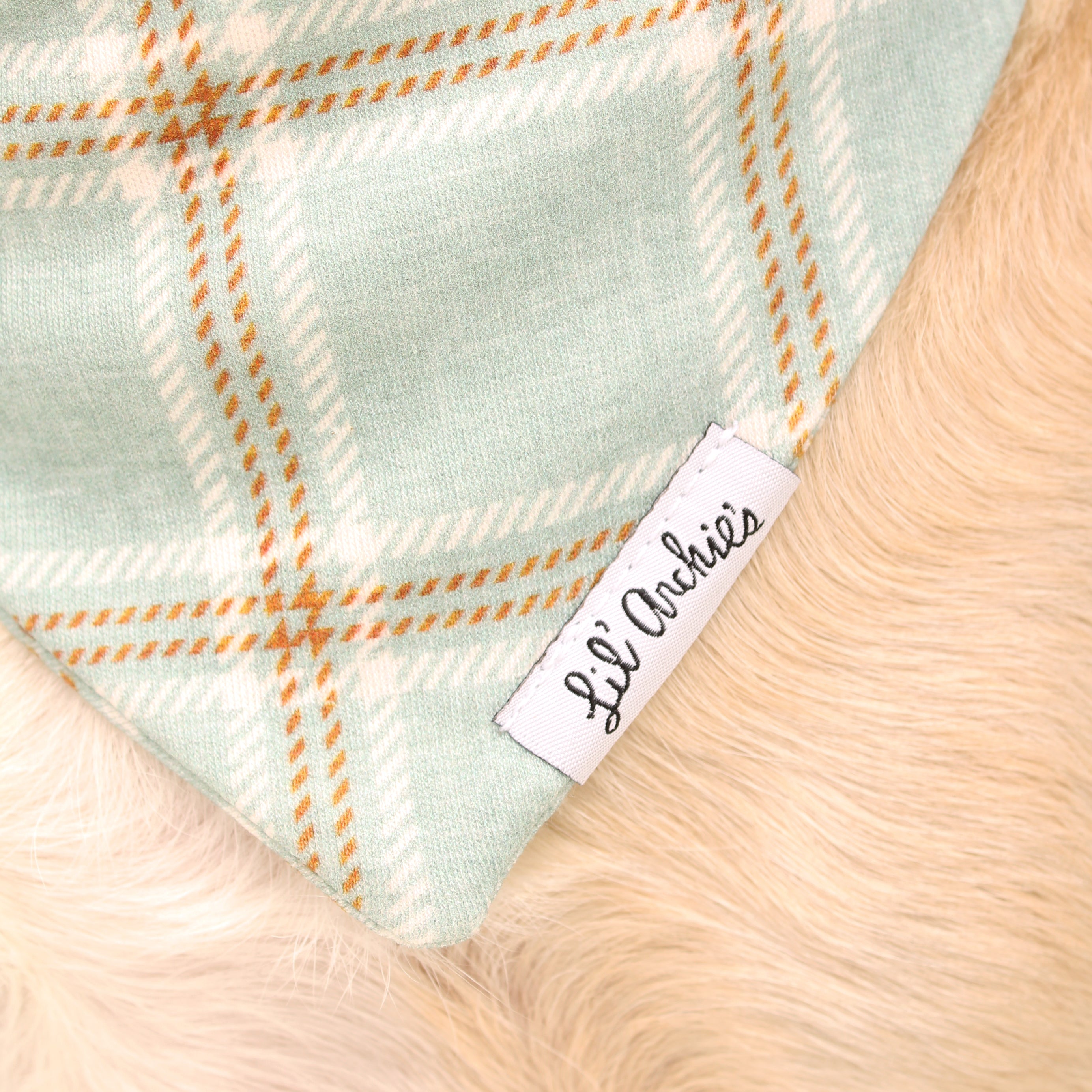 Serene Plaid - Dog Bandana