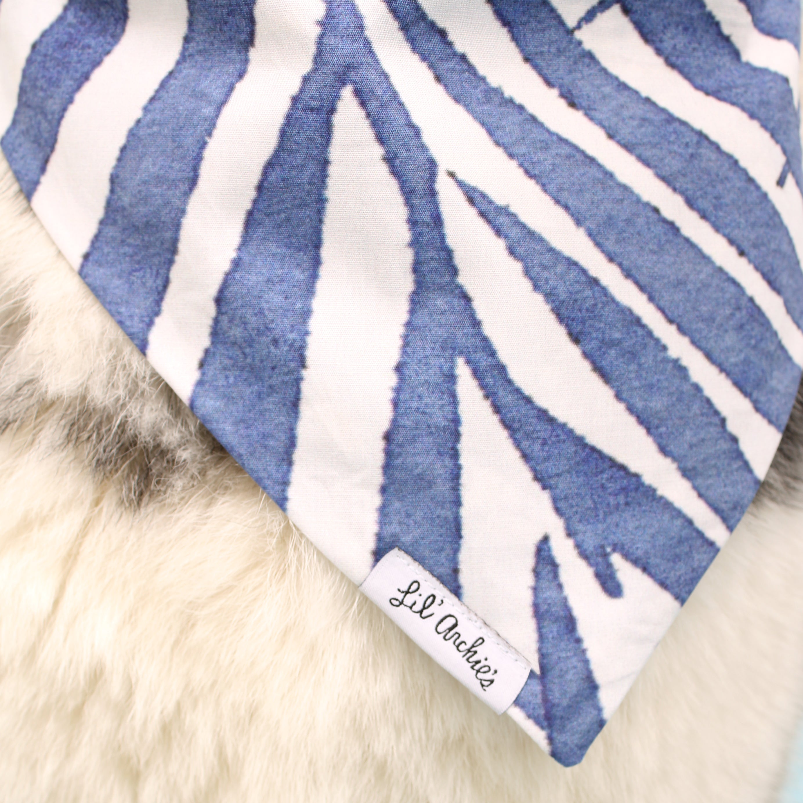 Kai + Palm - Slimline Reversible Dog Bandana