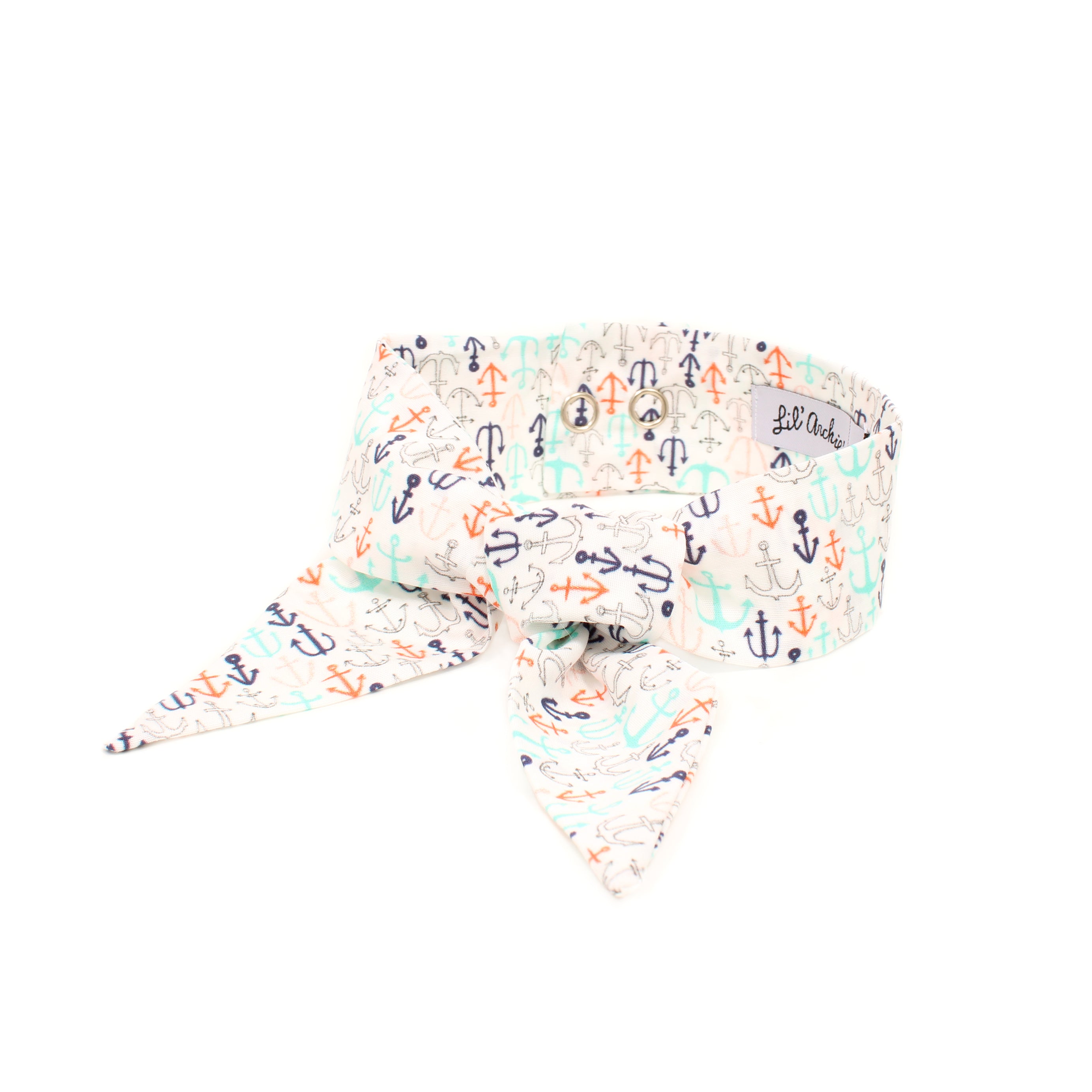 Anchors Away - Frenchie Twist Dog Necktie