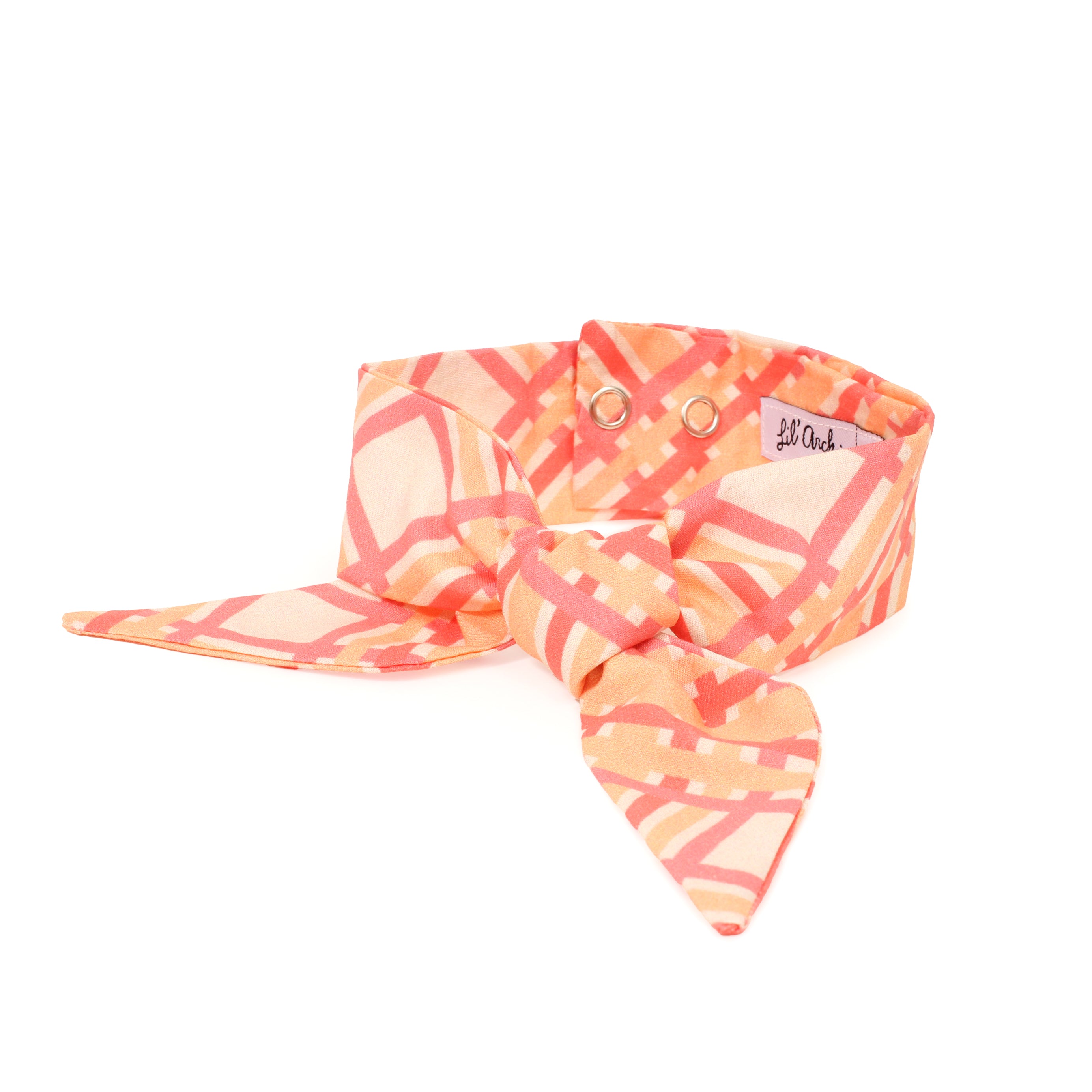 Taffy Plaid - Frenchie Twist Dog Necktie