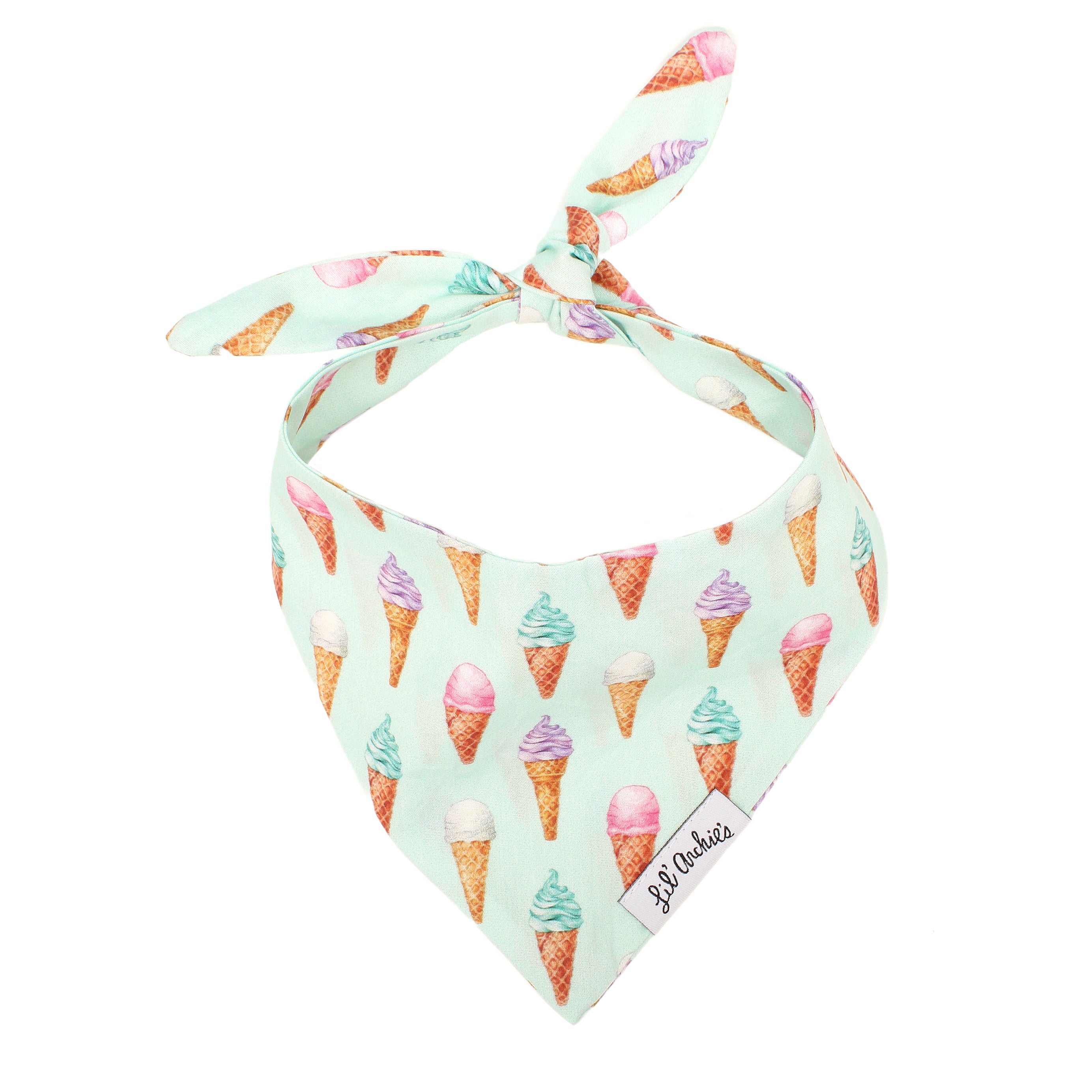 Ice Cream Dream - Slimline Dog Bandana