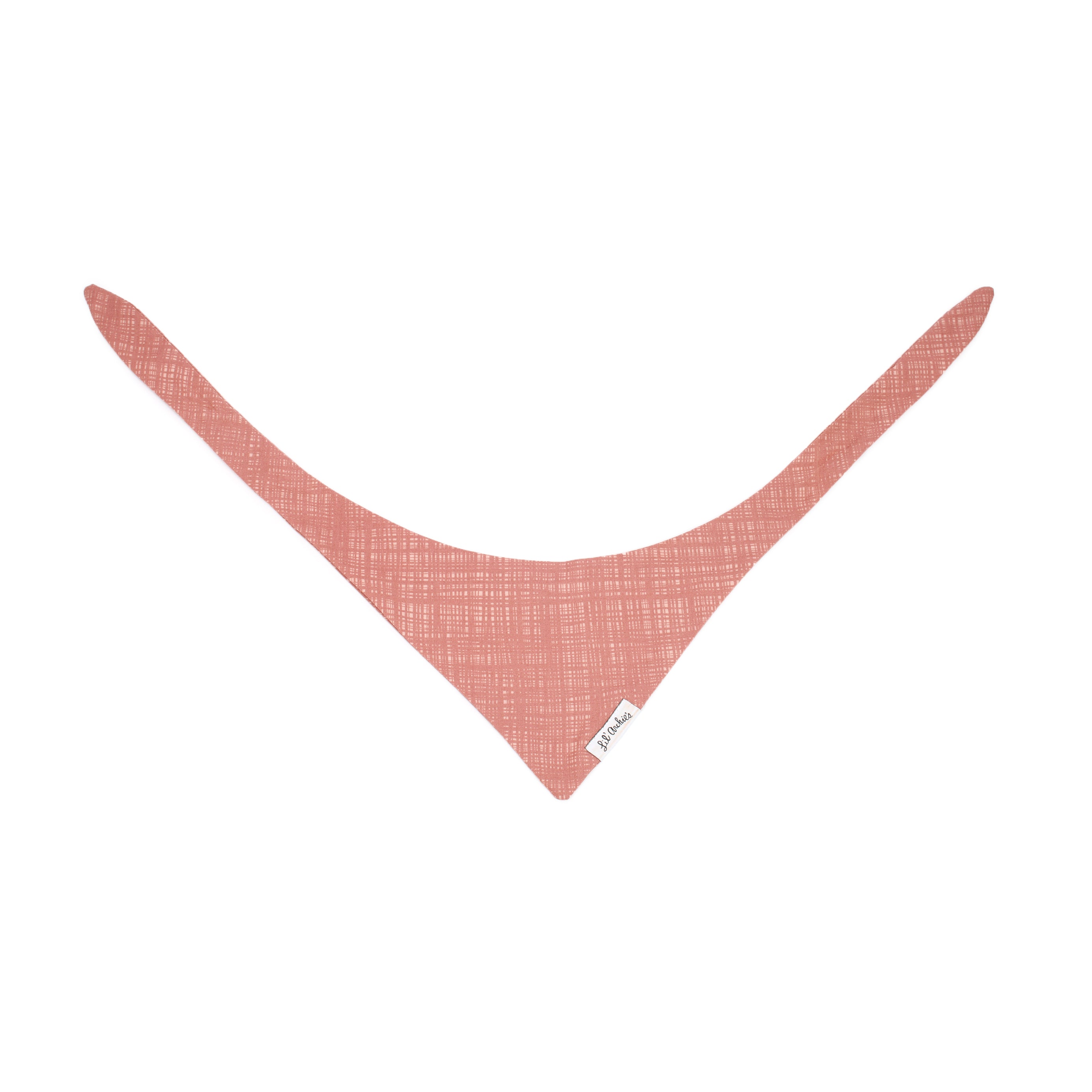 Mauve Criss Cross - Slimline Dog Bandana