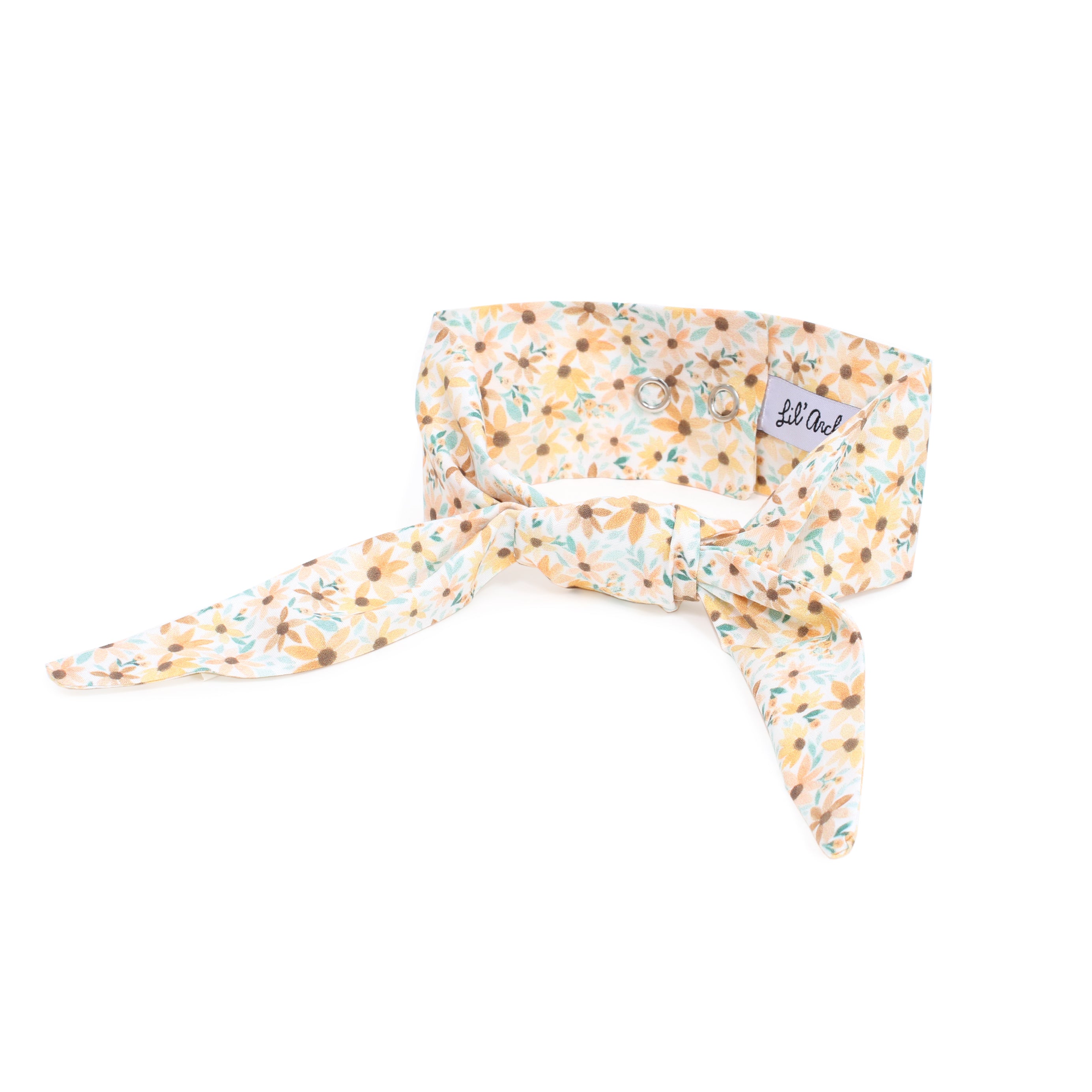 Boho Daisy - Frenchie Twist Dog Necktie